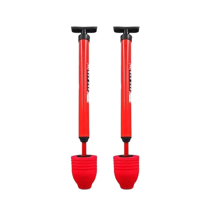 2PCS Toilet Plunger Vacuum Pump Powerful Clog Remover Sewer Drain Unclogging Tool