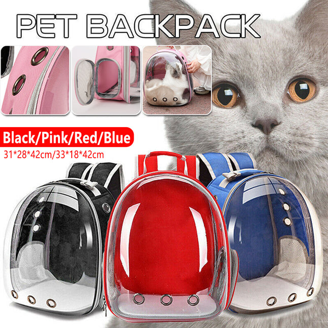 Pet Outdoor Carrier Backpack Cat Dog Puppy Travel Space Capsule Shoulder Bag