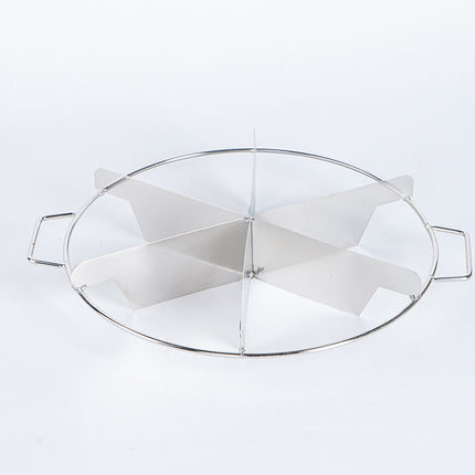 Round Pizza Cake Cutter Stainless Steel Pie Divider for Even Equal Slices Use