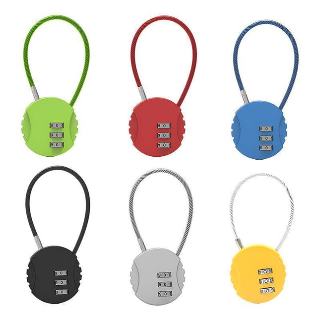 Combination Lock Padlock Locker 3 Digit Security Bike Suitcase Luggage Bag