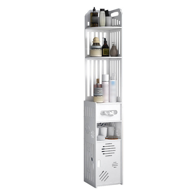Bathroom Corner Shelf  Large Capacity Multi-layer Storage Cabinet Floor Cabinet