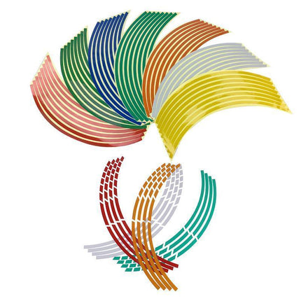 18inch Reflective Rim Tape Wheel Stripe Decal Trim Sticker For Car Motorcycle