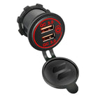 1× Car Dual USB 12V-24V Charger Quick Charge QC 3.0 Socket Power Outlet AU STOCK - Aimall