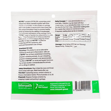 4CYTE DOG GRANULES 100G