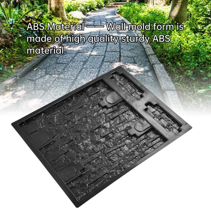 Wall Mold Form Reusable Concrete Mold for DIY Garden Pathway Paving Stone Patio