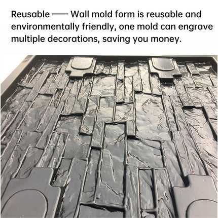 Wall Mold Form Reusable Concrete Mold for DIY Garden Pathway Paving Stone Patio