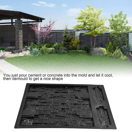 Wall Mold Form Reusable Concrete Mold for DIY Garden Pathway Paving Stone Patio
