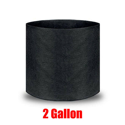10 Pack Breathable Fabric Plant Grow Pots 2 to 20 Gallon Sizes