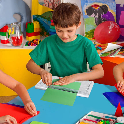 2-in-1 Foldable Paper Cutter Sharp Blade Precise Cutting for A4 Paper Photos