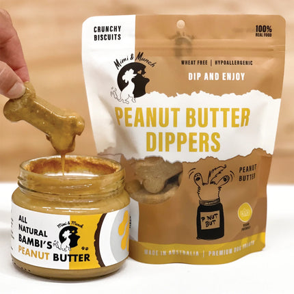 Mimi and Munch Peanut Butter Dog Biscuits 180g