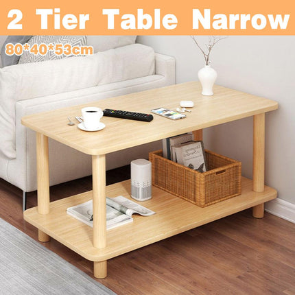 Coffee Table Bedside Nightstand Mini Side Table Home Storage Shelf Furniture