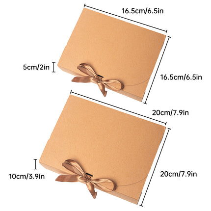 Square Ribbon Gift Box Creative Butterfly Design Chocolate Candy Packaging