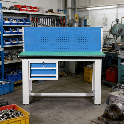 Anti Static Heavy Duty Steel Workbench 180x75x80cm Modular Components