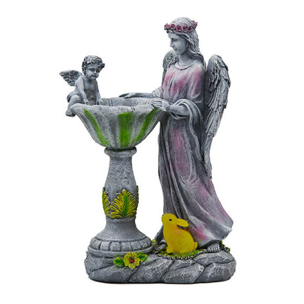 Solar Garden Lights Outdoor Decor Angel Statue Aesthetic Durable for Garden Yard