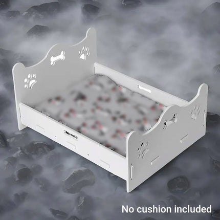Wooden Cat Bed White Wooden Cat Bed Pet Cat and Dog Bed Comfortable Durable