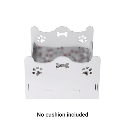 Wooden Cat Bed White Wooden Cat Bed Pet Cat and Dog Bed Comfortable Durable
