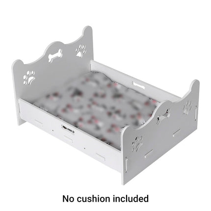 Wooden Cat Bed White Wooden Cat Bed Pet Cat and Dog Bed Comfortable Durable