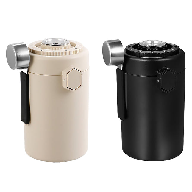 304 Stainless Steel Coffee Bean Sealed Jar 600ml Food Grade Leakproof Durable