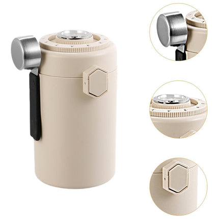 304 Stainless Steel Coffee Bean Sealed Jar 600ml Food Grade Leakproof Durable