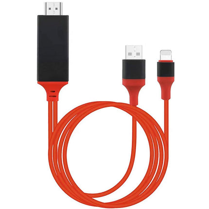 Adapter USB Charger Cable For iPhone Screen To HDMI Digital TV Converter