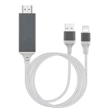 Adapter USB Charger Cable For iPhone Screen To HDMI Digital TV Converter