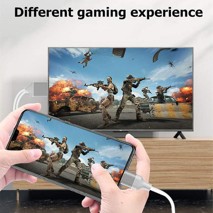 Adapter USB Charger Cable For iPhone Screen To HDMI Digital TV Converter