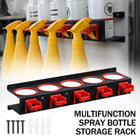 Car Wash Spray Bottle Holder Wax Abrasive Rack Wall Mount Detailing Storage Rack
