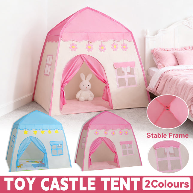 Indoor Kids Toy Castle Tent Playhouse For Toddlers Children Fun Safe Easy To Use
