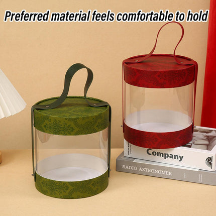 Portable Transparent Hug Bucket Dessert Cookie Boxes 10pcs Gift Candy Storage