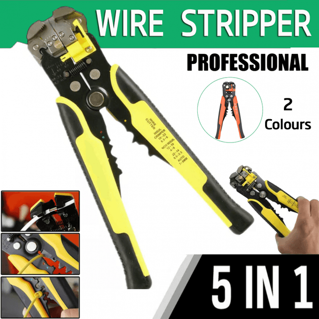 Automatic Wire Cutter Stripper Pliers Electrical Cable Crimper Terminal Tool Au - Aimall