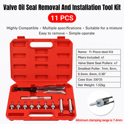 11PCS Valve Oil Seal Removal and Installation Tool Kit for Car Engine Repair Use