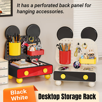 Cartoon Desktop Drawer Organizer Multiple Storage Spaces for Office Home Desktop