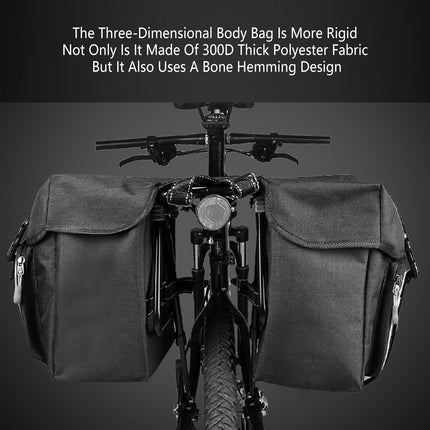 Waterproof Bike Bicycle Rear Rack Pannier Bag Seat Saddle Carry Bags Carrier