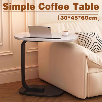 Mini Side Table Wooden Board Movable Lightweight Small Desk Compact Home Office