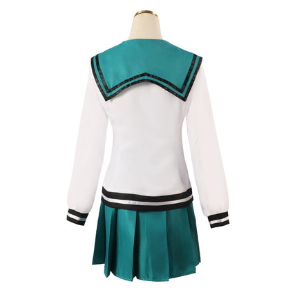 Sailor Anime School Uniform Cosplay Costume with Pleated Skirt Set S to XL