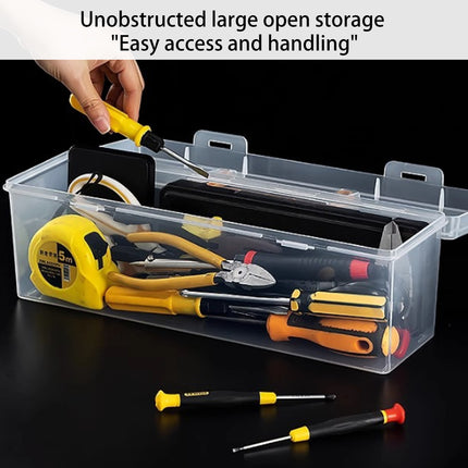 Small Parts Screw Storage Box Transparent Organizer Portable Hardware Toolbox
