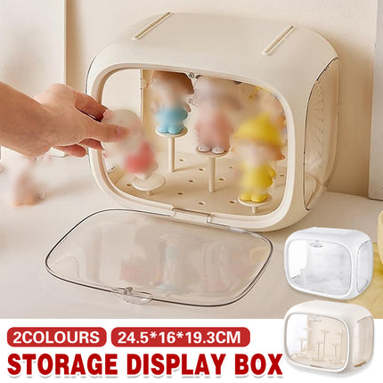 Doll Storage Box Display Rack Space Capsule For Doll Collection Organization