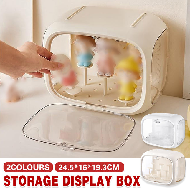 Doll Storage Box Display Rack Space Capsule For Doll Collection Organization