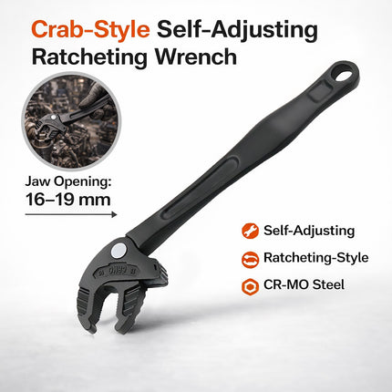 Crab Claw Type Multifunction Adaptive Wrench Self-Adjusting Ratchet Wrench
