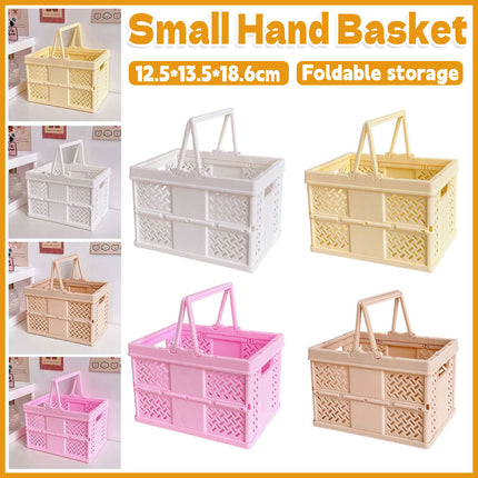 Desktop Organizer Rack Folding Storage Boxes Decorative Shelf For Home Office
