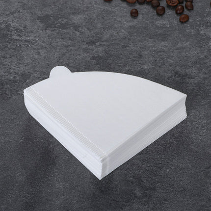 Coffee Filter Paper 100PCS Model A Conical Natural Paper For Drip Coffee Machine