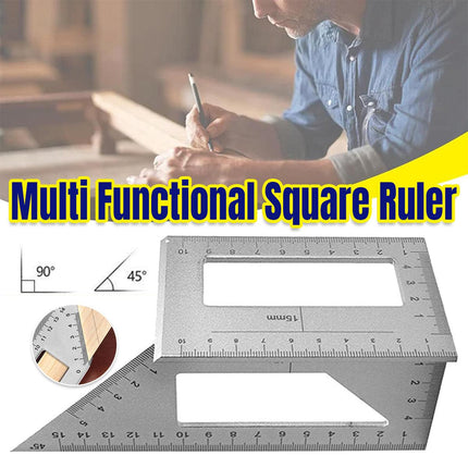 Right Angle Ruler Multifunctional Carpentry Tool Scribing Ruler Combination Tool