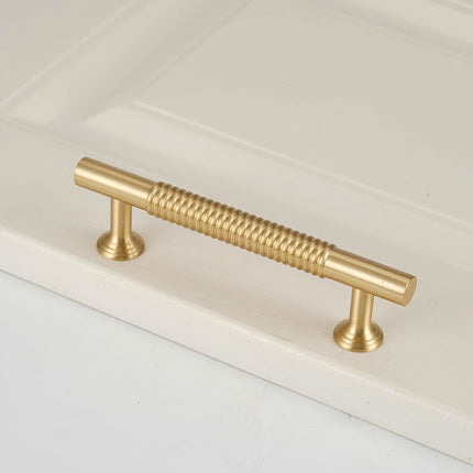 6 Sizes Gold Cabinet Door Handle Light Luxury Bronze Pull for Wardrobe Drawer