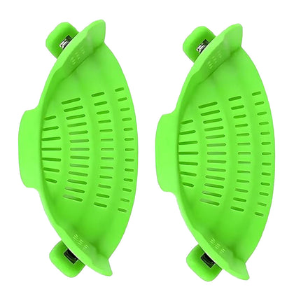 Water Filter Clip 2pcs Wide Mouth Strainer Drain Holder For Pot Vegetable Fruit