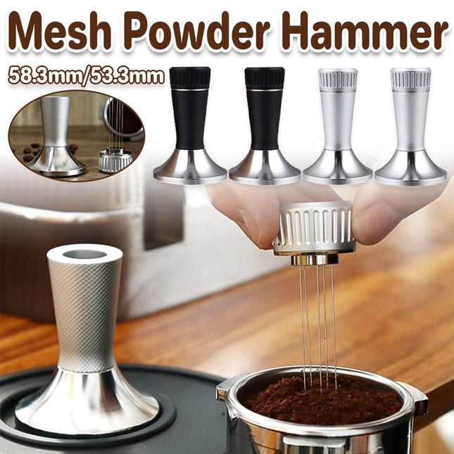 53.3/58.3mm Coffee Machine Handle Needle Distributor Powder Press Tamper Tool