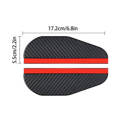 2Pcs Car Rear View Side Mirror Rain Board Eyebrow Guard Sun Visor Accessories Au