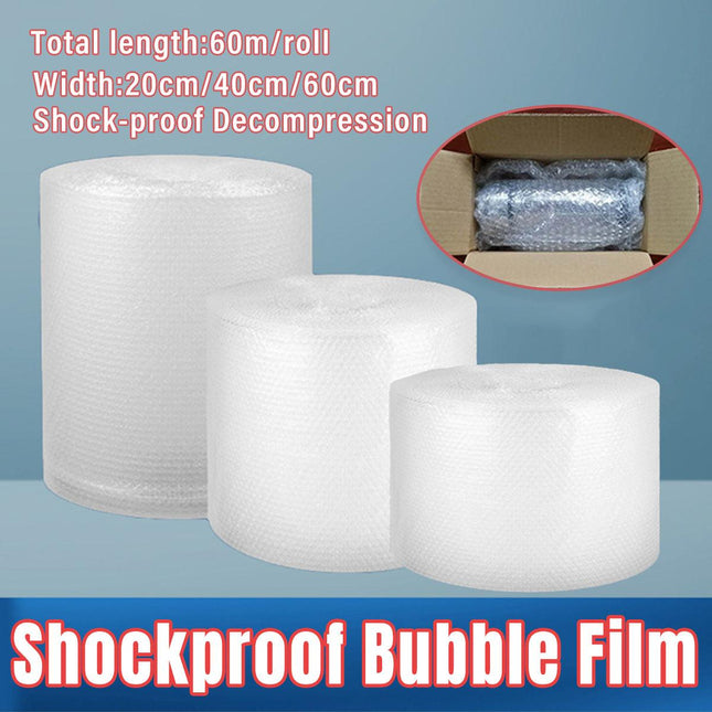 Bubble Wrap Roll Shockproof Packaging Foam Paper Express Shipping Protective