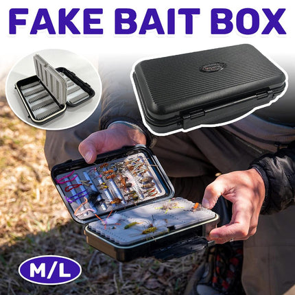 Waterproof Multi Layer Artificial Bait Box Hanging Plate Fishing Tackle Storage
