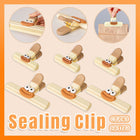 6pcs Plastic Clip Seal Food Snack Clip Sealer Bag Clips for Kitchen Storage