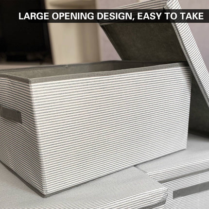 Clothes Storage Box Large Capacity Foldable for Wardrobe Closet Home Storage